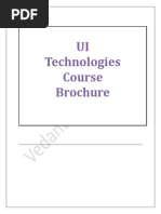 UI Technologies Course Brochure