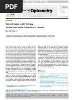 Science-Based Vision Therapy