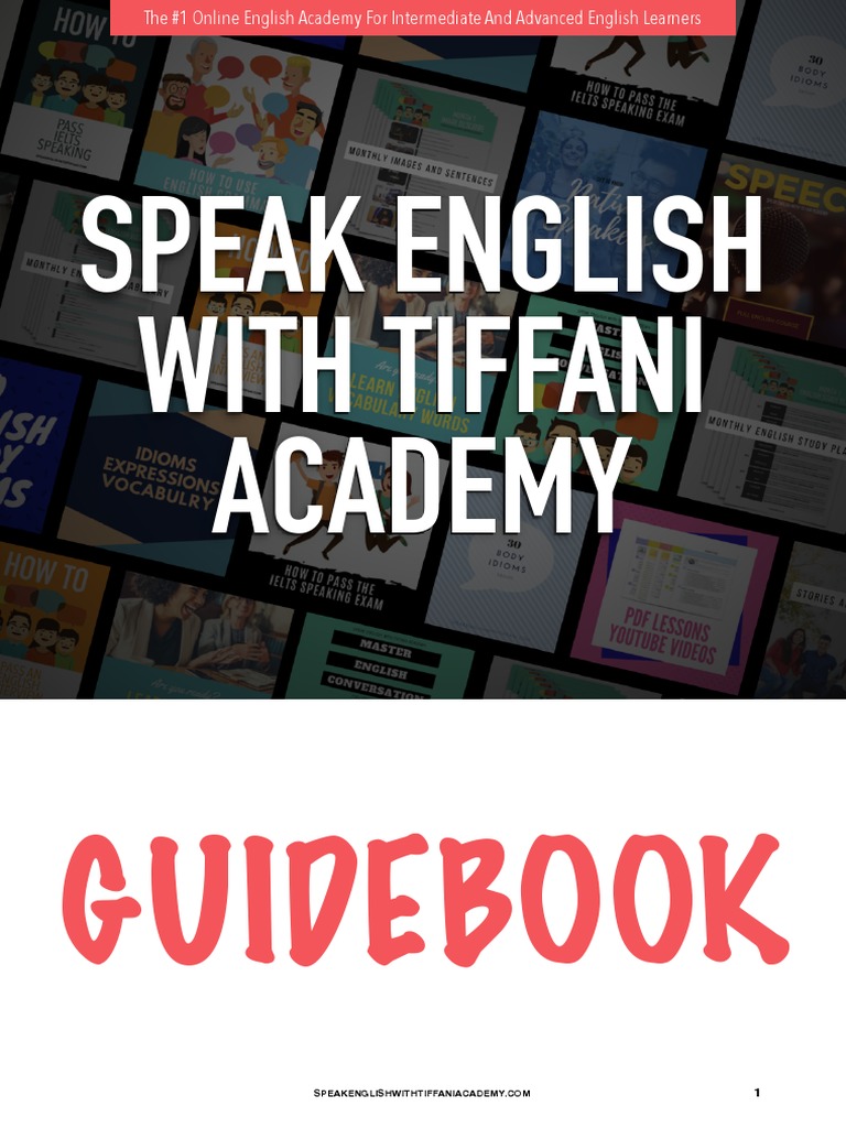 Speak English with Tiffani Guidebook | PDF | Fluency | English Language