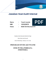 Jawaban Soal Audit Internal Yusuf Juanda 1816220070