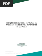 REDAÇÕES DOS ALUNOS DA 108ª TURMA DA FMUSP