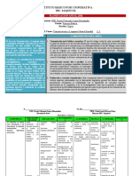 Planificación anual de Comunicación y Lenguaje del IBC Saquicol