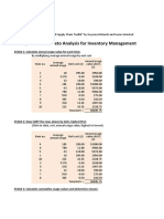 Example of ABC Pareto Analysis For Inventory Management