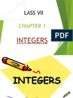 Class Vii: Integers