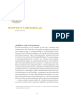 Qué Es La Contrasexualidad - Preciado PDF