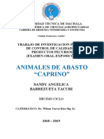 Animales de Abasto Caprino