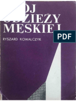 Krój Odzieży Meskiej Kowalczyk PDF