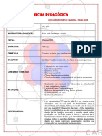 Ficha Pedagógica Clase de Enlace Quimico