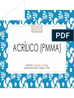 Acrílico - (Pmma - )