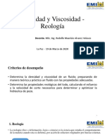 Unidad 4 y 5 - Densidad, Viscosidad y Reología