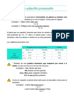 Adjectifs possessifs_Un seul possesseur