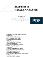 Vector Data Analysis: Dr. K V. Kale