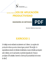 Ejercicios de Aplicación Productividad