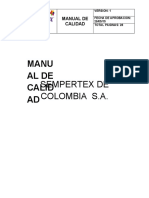 MANUAL DE CALIDAD SEMPERTEXX