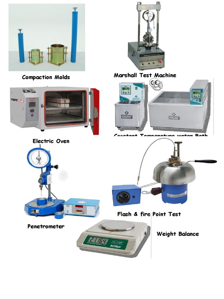 Compaction and Testing Equipment List | PDF