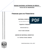 Material Didáctico. Finanzas para No Financieros