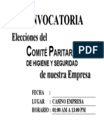 Afiche de Convocatoria