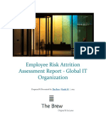 Employee Attrition Risk Assessment Report - Global Organization by The Brew (Https://thebrew - In)