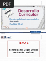 1 - Generalidades, Origen y Bases Teóricas Del Currículo - APTE