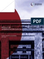 Modulo de Interpretacion Judicial Final PDF