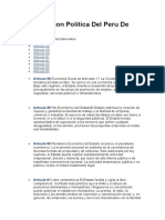 Constitucion Politica Del Peru De 1993 desde el articulo 58 al 65