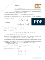 Solving algebra problems without direct solutions