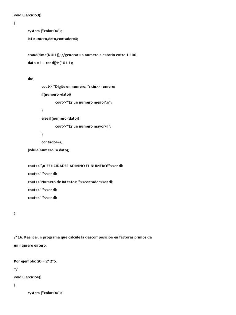 POO C++ Ejercicios | PDF | C ++ | Factores técnicos de la astrología