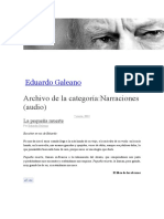 La Pequeña Muerte - Don Eduardo Galeano