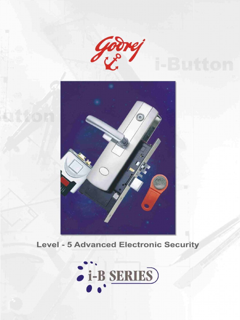Godrej i-Button Series Electronic Locks | PDF | Technology & Engineering
