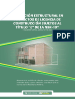 Evaluación estructural viviendas Título E NSR-10