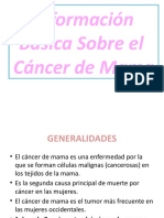 Presentación CANCER DE MAMA