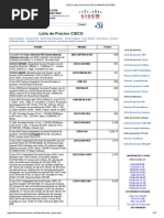 CISCO Lista de Precios DS3 COMUNICACIONES