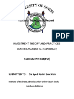 Research Monograph Report: Assignment: Kse (PSX)