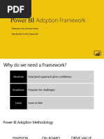 1.2 Power BI Adoption - Introduction To The Framework