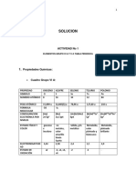 (QUIMICA) Solucion de la actividad