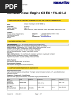 057608komatsu Hydraulic Oil HO 46-HM | PDF | Personal Protective ...
