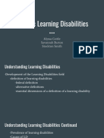 Specific Learning Disabilities Presentation