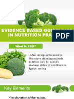 Evidence Based Guidelines in Nutrition Practice