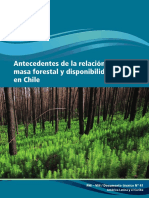 Unesco- La relación de la masa forestal hídrica y disponibilidad hídrica en Chile 