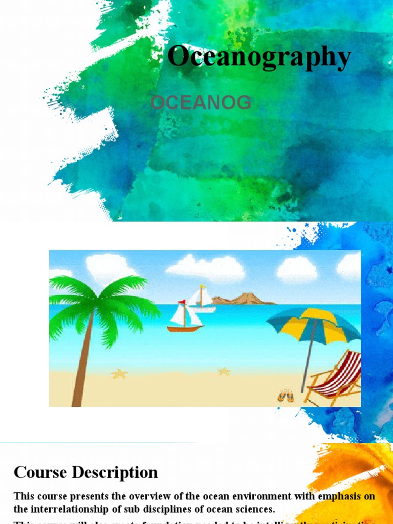 Oceanography Lecture 1 Download Free Pdf Oceanography Oceans