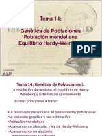 Tema 14 Genética Poblaciones I. La Variación Genética2015 - 5 - 20D20 - 20 PDF