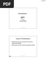 Download KULIAH 10 - PENJADWALAN PRODUKSI by Adha Ilhami SN46698423 doc pdf