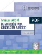 Copia de Manual ACSM de Nutrición para Ciencias Del Ejercicio PDF