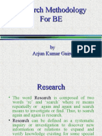 Research Methodology For BE