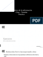 Uso ético de la información: Citas y redacción breve