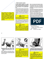 Child Restraint - Child Restraint Precautions - Child Restraint System