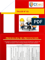 Taller #01 - Programa de Prevención