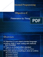 Object Oriented Programming: Objective-C