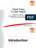 Facial Palsy: A Case Report