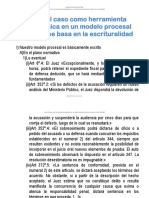 Teoría del caso en modelo procesal penal escritural